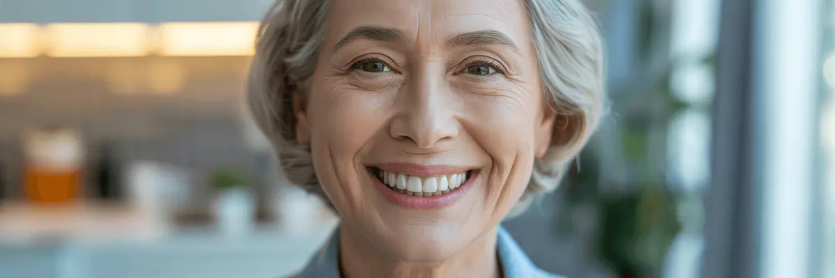 Smiling older woman